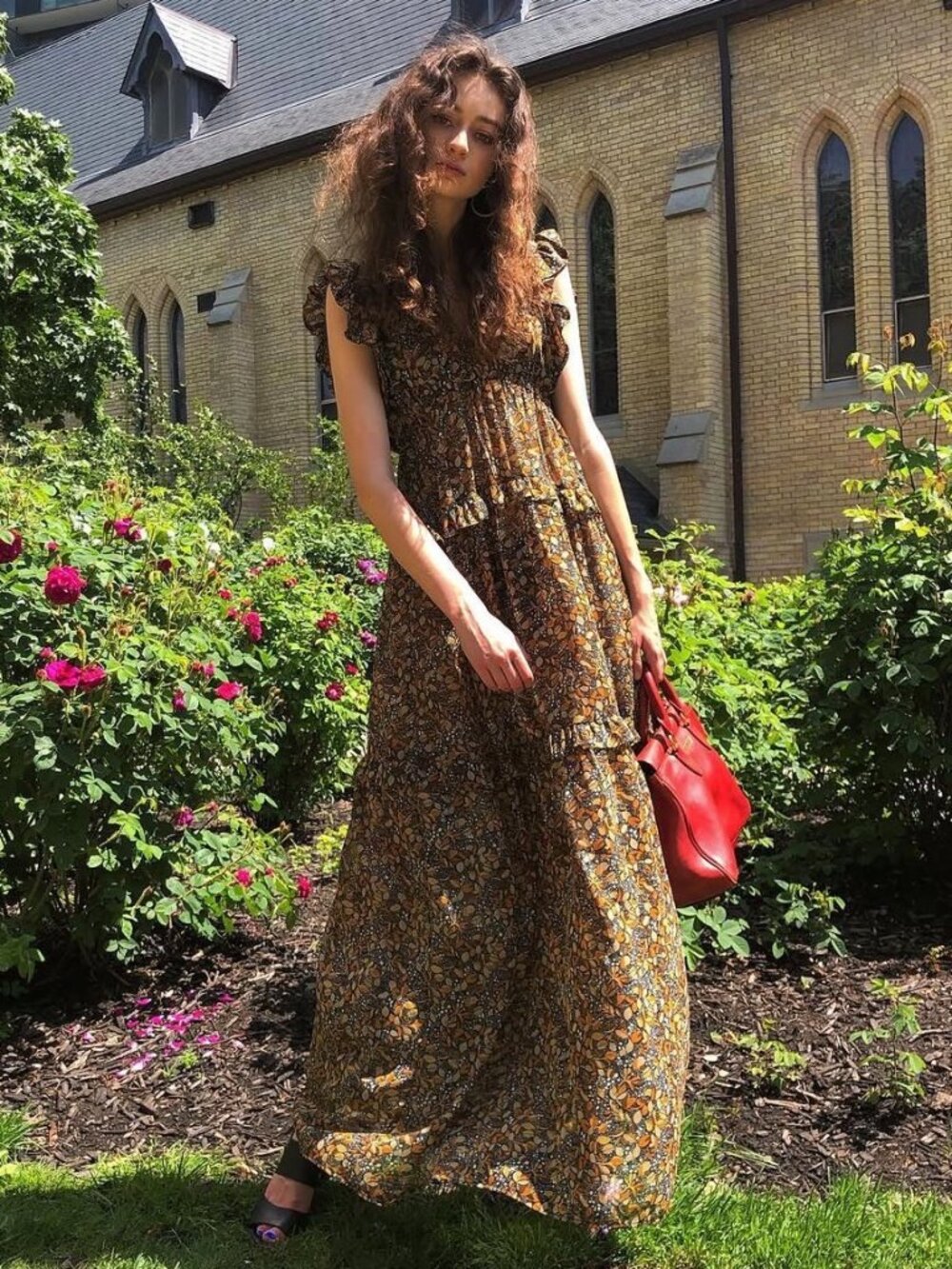 Ba&sh "Samanta" floral maxi sundress